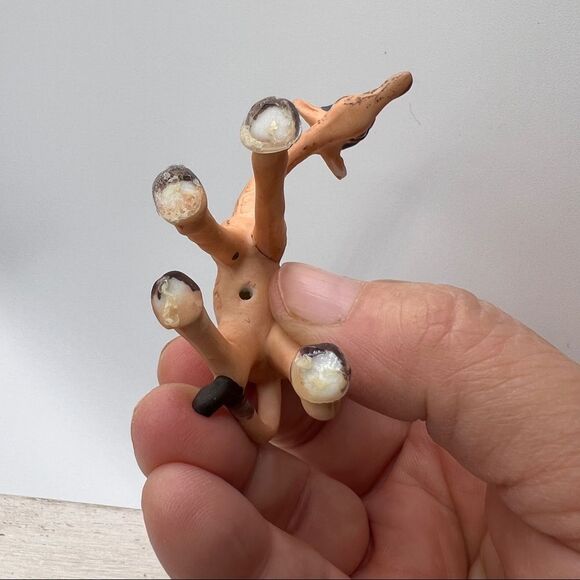 Giraffe 2 China Porcelain bundle no markings miniature figurine animal realistic - Picture 5 of 10